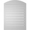 Ekena Millwork Arch Top Surface Mount PVC Gable Vent w/ 2"W x 2"P Brickmould Sill Frame, 24"W x 30"H GVPAR24X3003SN - alternate 2